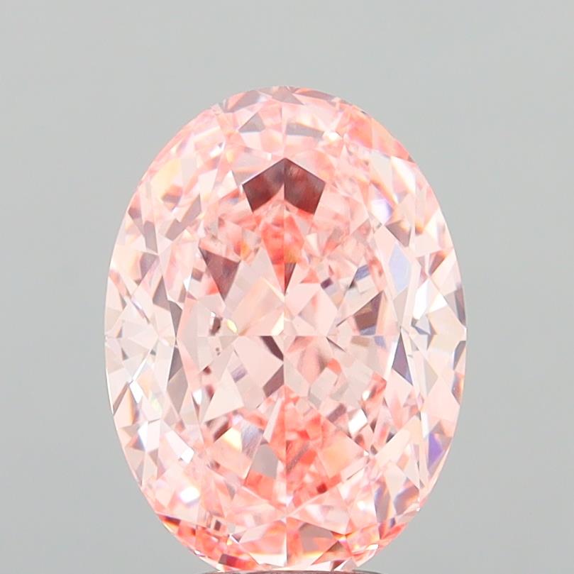 6.10 ct. oval Lab Grown Diamond front image