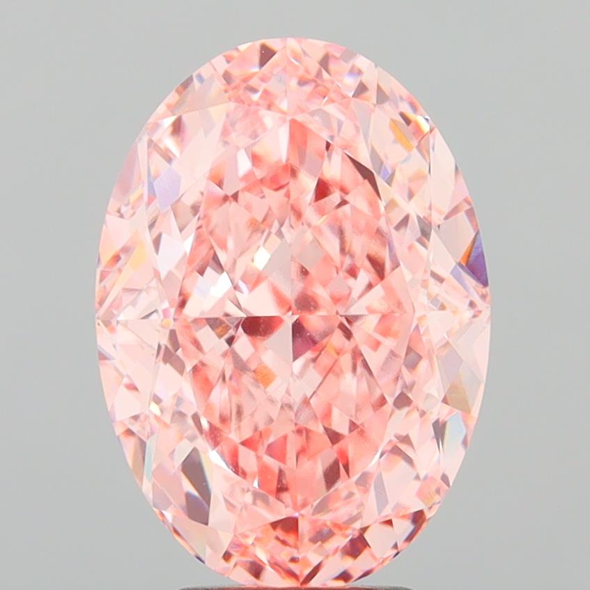 6.01 ct. oval Lab Grown Diamond front image