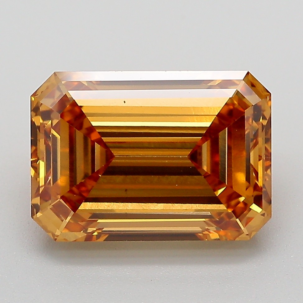 4.05 ct. emerald Lab Grown Diamond front image