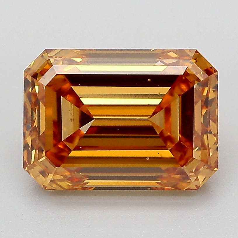 3.01 ct. emerald Lab Grown Diamond front image