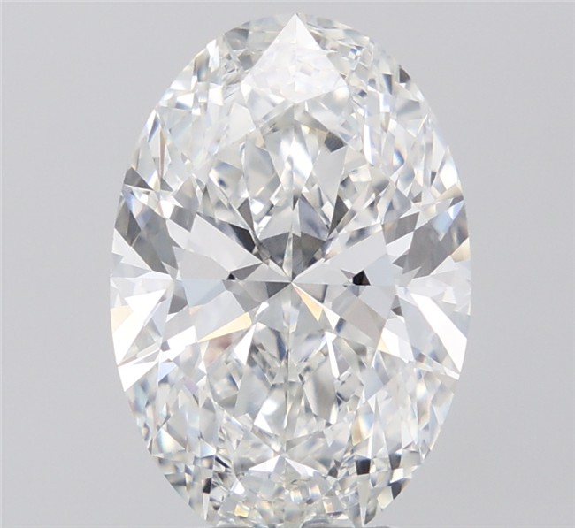 6.09 ct. oval Lab Grown Diamond front image
