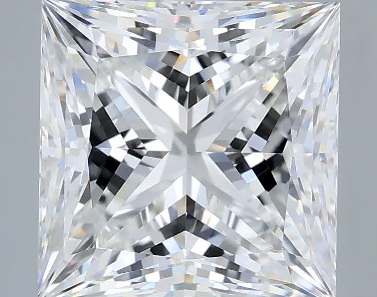 4.09 ct. princess Lab Grown Diamond front image