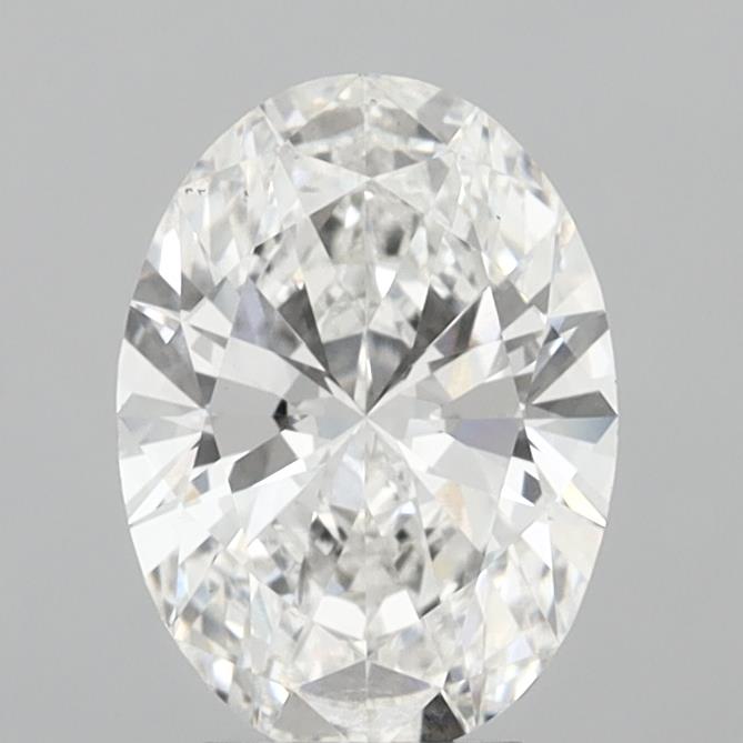 4.10 ct. oval Lab Grown Diamond front image