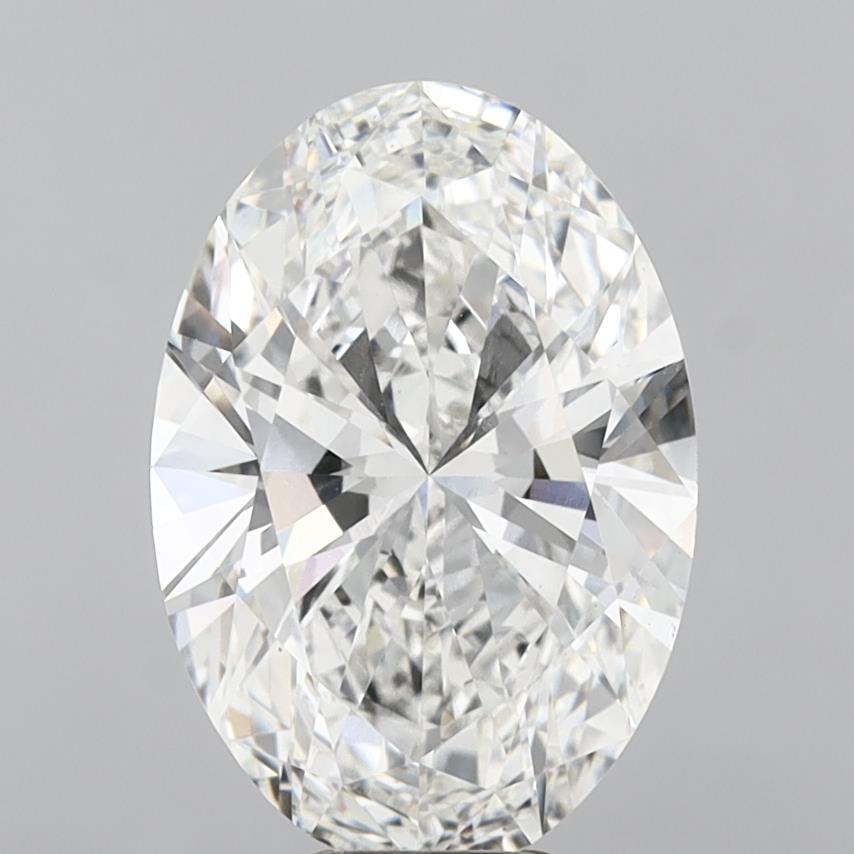 7.98 ct. oval Lab Grown Diamond front image