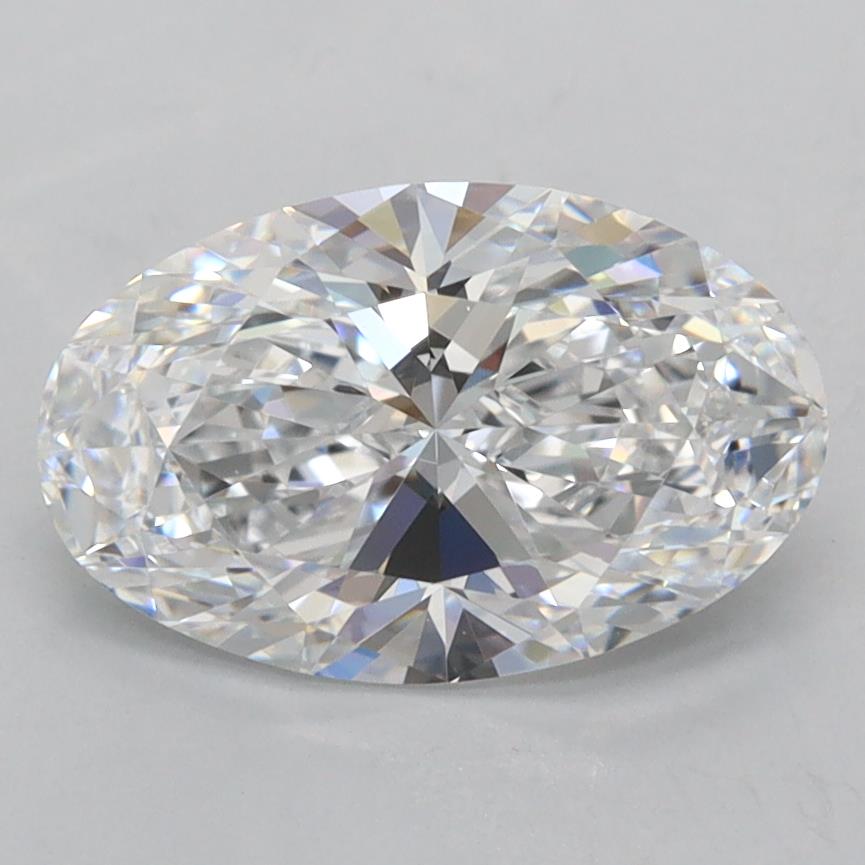 1.92 ct. oval Lab Grown Diamond front image