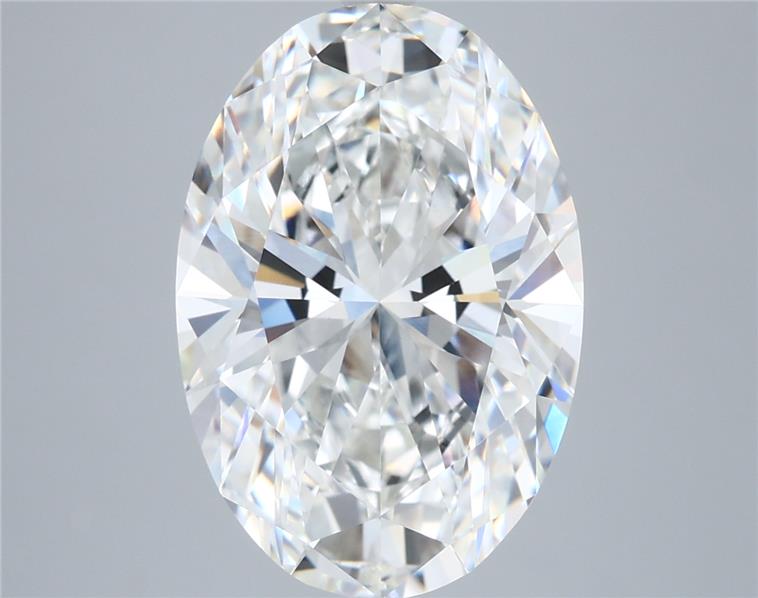 6.07 ct. oval Lab Grown Diamond front image