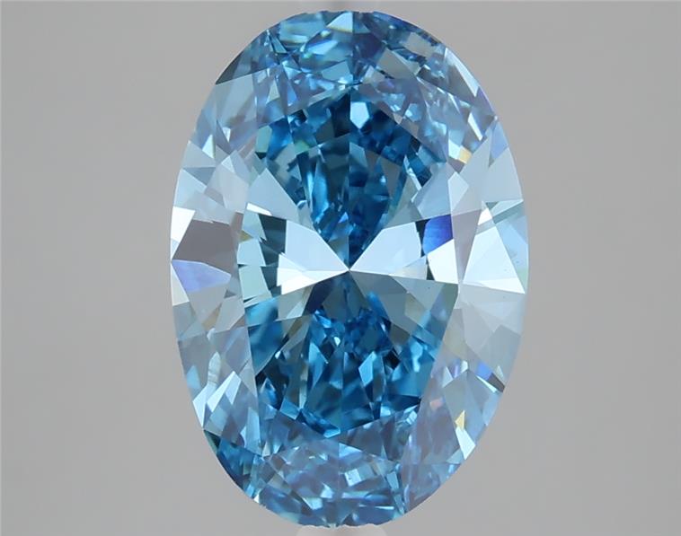 2.98 ct. oval Lab Grown Diamond front image