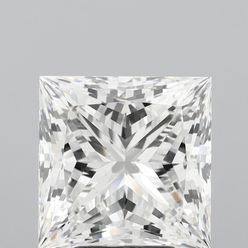 6.03 ct. princess Lab Grown Diamond front image