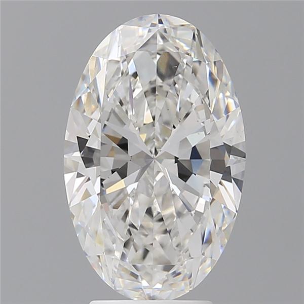 4.09 ct. oval Lab Grown Diamond front image