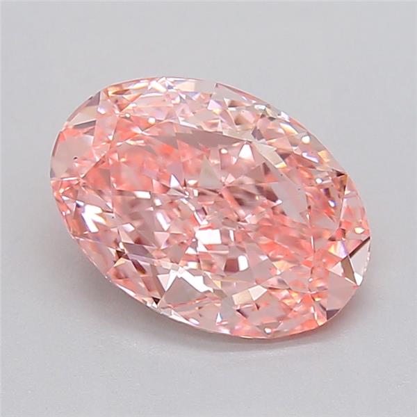 2.08 ct. oval Lab Grown Diamond front image