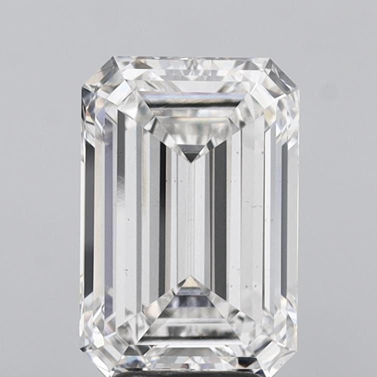 4.35 ct. emerald Lab Grown Diamond front image