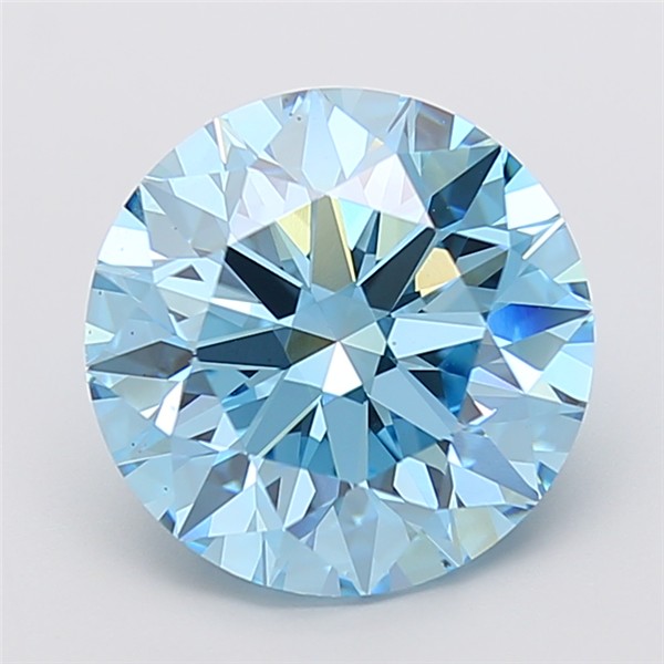6.04 ct. round Lab Grown Diamond front image