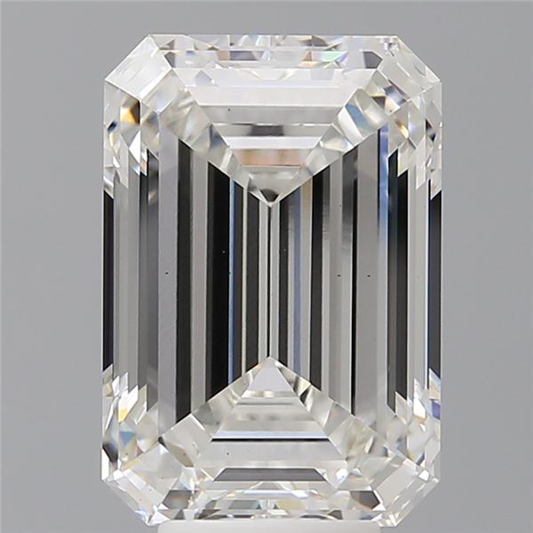 7.09 ct. emerald Lab Grown Diamond front image