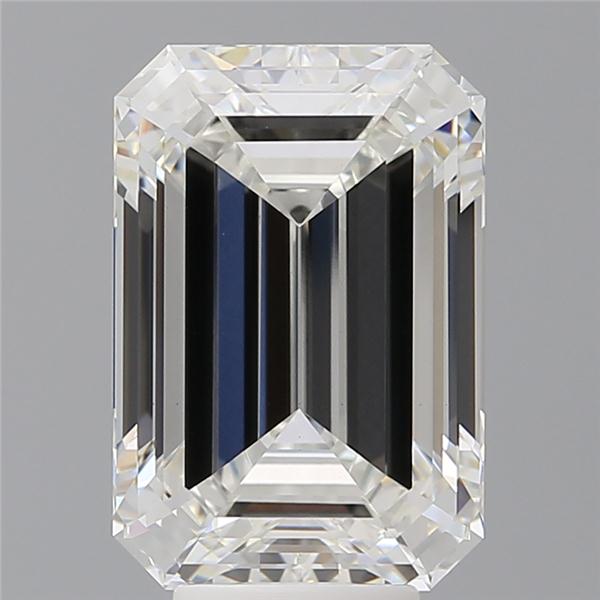 7.10 ct. emerald Lab Grown Diamond front image