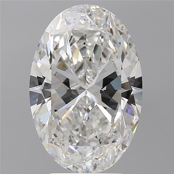 4.50 ct. oval Lab Grown Diamond front image