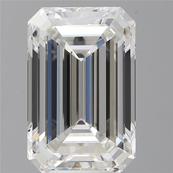 7.55 ct. emerald Lab Grown Diamond front image