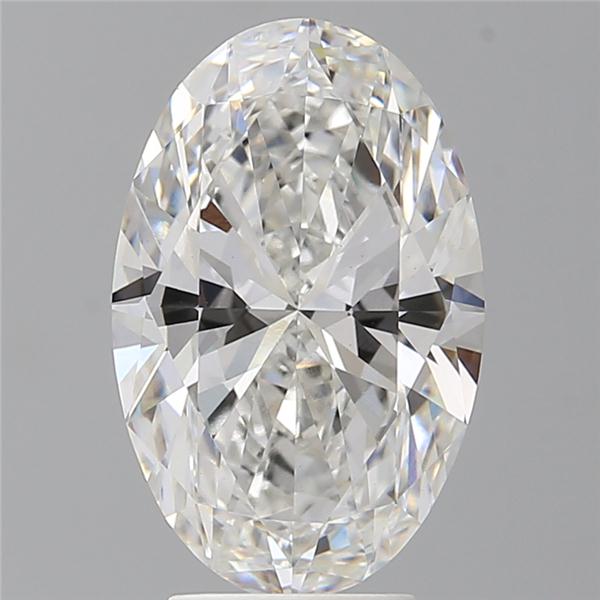 4.50 ct. oval Lab Grown Diamond front image