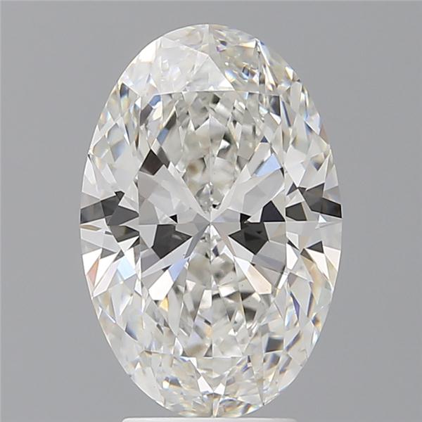 4.06 ct. oval Lab Grown Diamond front image