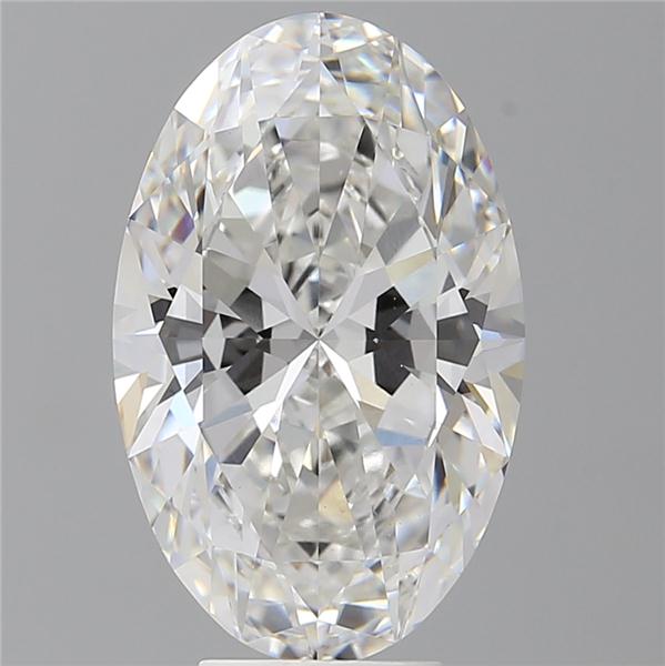 6.09 ct. oval Lab Grown Diamond front image