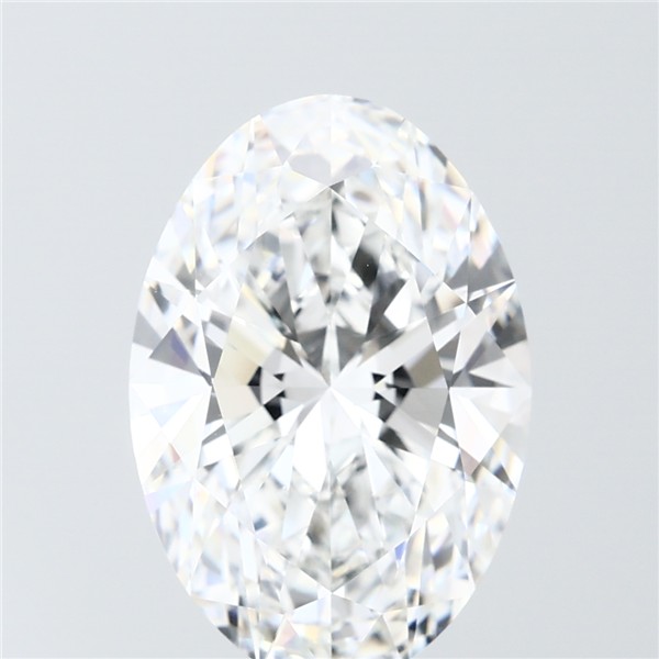 6.08 ct. oval Lab Grown Diamond front image
