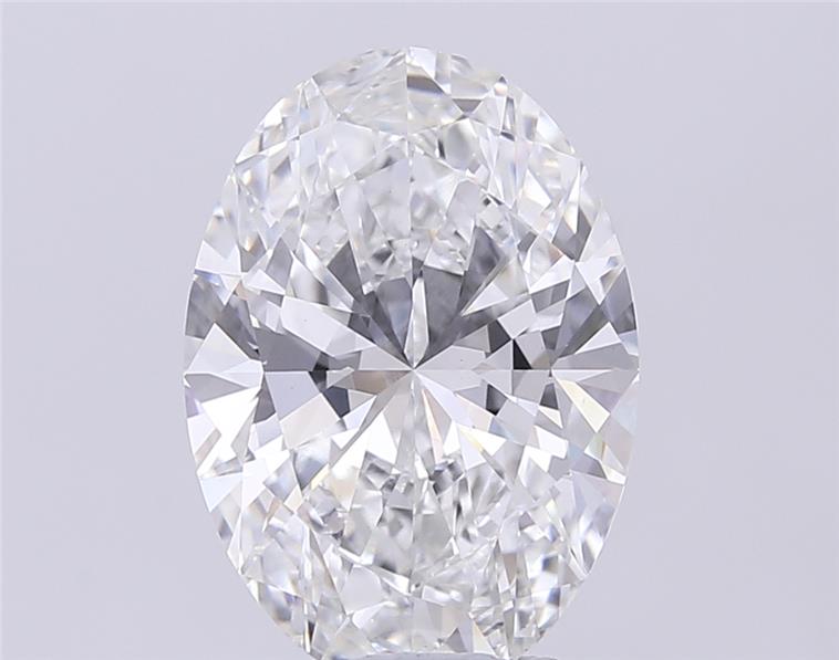 6.02 ct. oval Lab Grown Diamond front image
