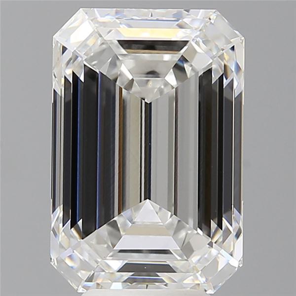 6.57 ct. emerald Lab Grown Diamond front image