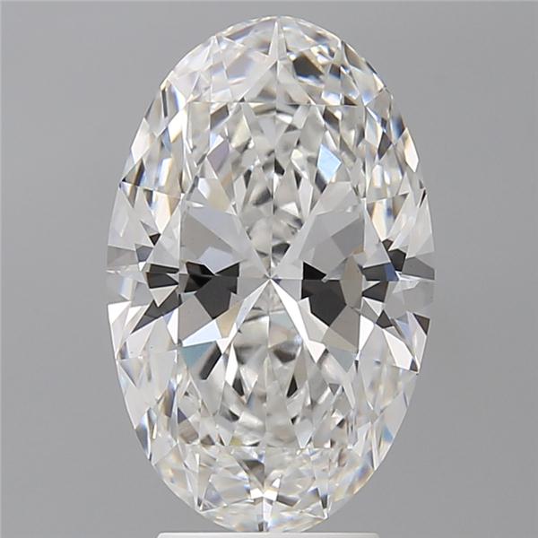 4.10 ct. oval Lab Grown Diamond front image