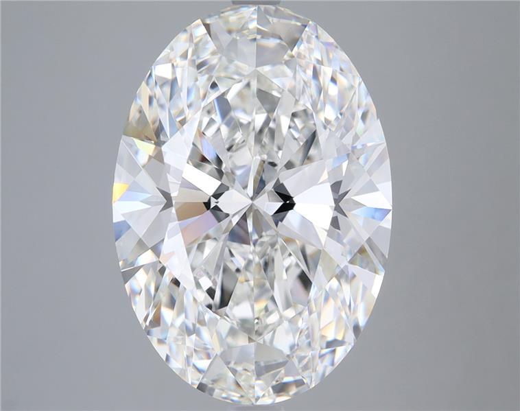 7.03 ct. oval Lab Grown Diamond front image