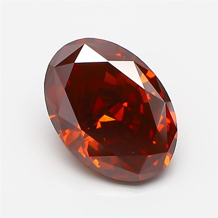 2.05 ct. oval Lab Grown Diamond front image