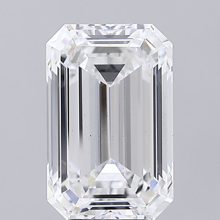 6.04 ct. emerald Lab Grown Diamond front image