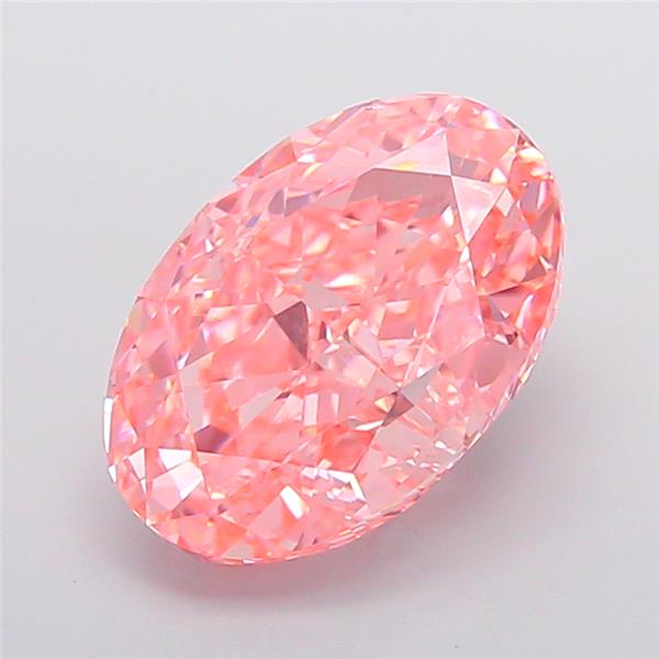 6.53 ct. oval Lab Grown Diamond front image