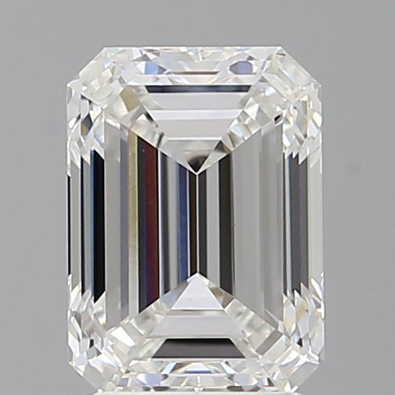 2.53 ct. emerald Lab Grown Diamond front image