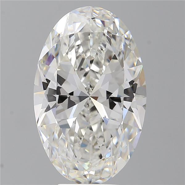 7.58 ct. oval Lab Grown Diamond front image