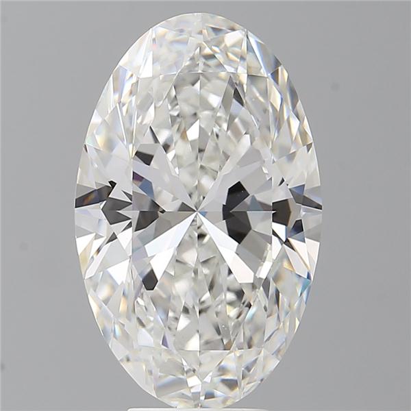 7.02 ct. oval Lab Grown Diamond front image