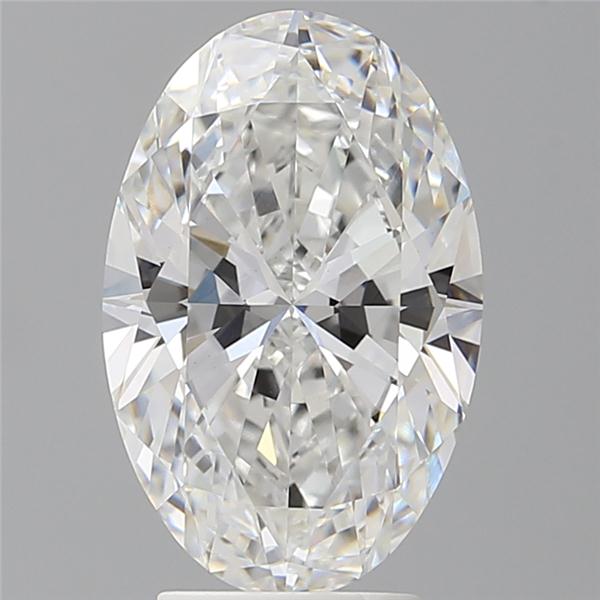 4.02 ct. oval Lab Grown Diamond front image