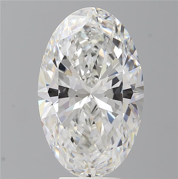 6.60 ct. oval Lab Grown Diamond front image