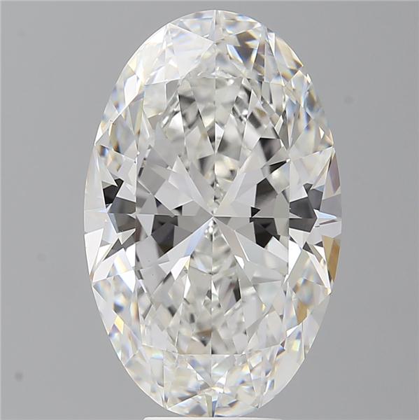 8.09 ct. oval Lab Grown Diamond front image