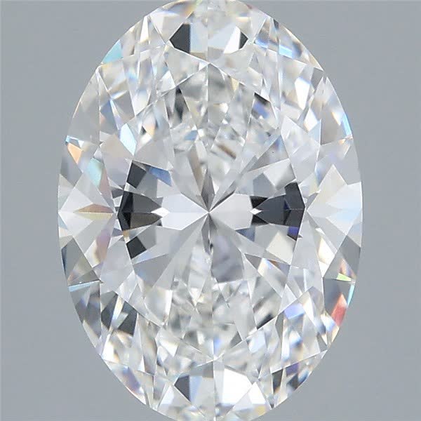 2.50 ct. oval Lab Grown Diamond front image