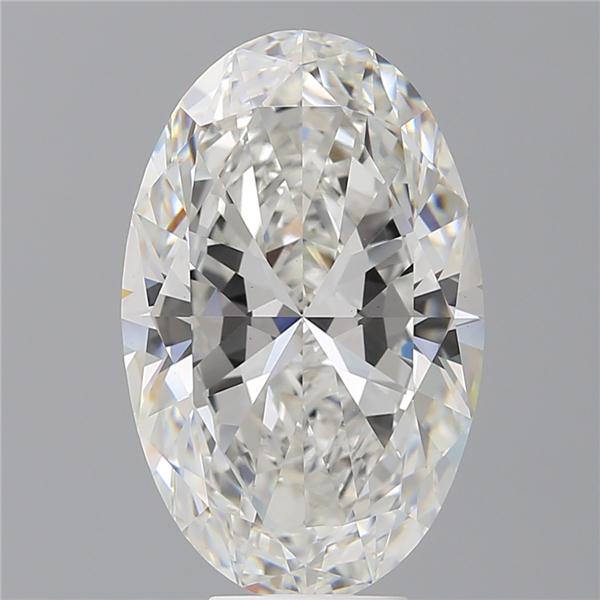 7.57 ct. oval Lab Grown Diamond front image