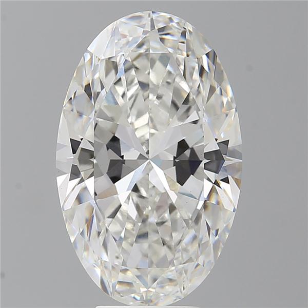 7.03 ct. oval Lab Grown Diamond front image