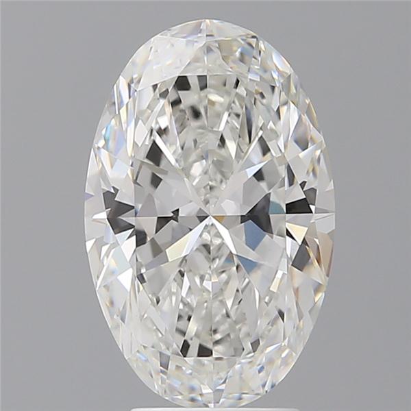 4.10 ct. oval Lab Grown Diamond front image