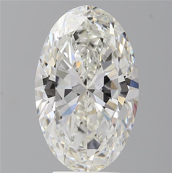 4.50 ct. oval Lab Grown Diamond front image