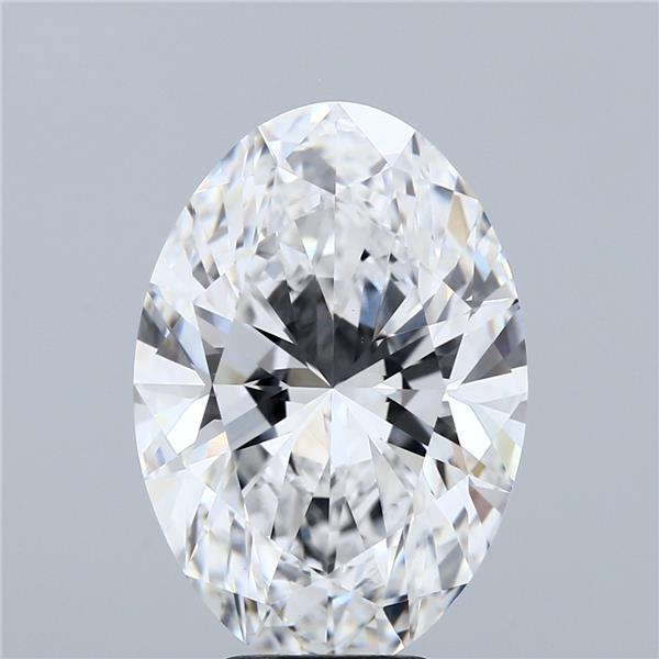 6.09 ct. oval Lab Grown Diamond front image