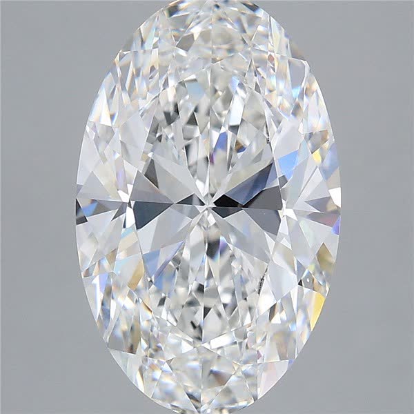 4.52 ct. oval Lab Grown Diamond front image