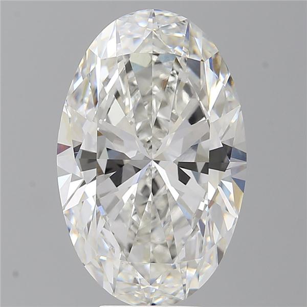 7.10 ct. oval Lab Grown Diamond front image