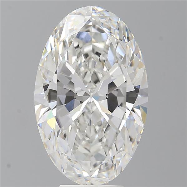 7.05 ct. oval Lab Grown Diamond front image