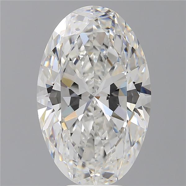 7.57 ct. oval Lab Grown Diamond front image
