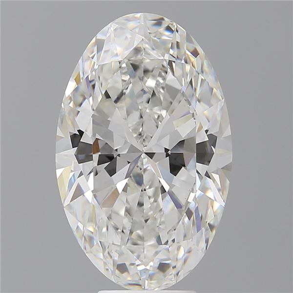 7.09 ct. oval Lab Grown Diamond front image