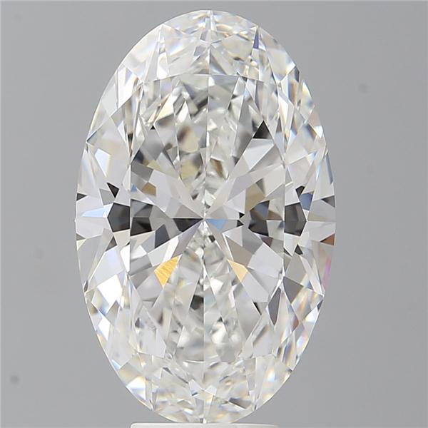 7.10 ct. oval Lab Grown Diamond front image