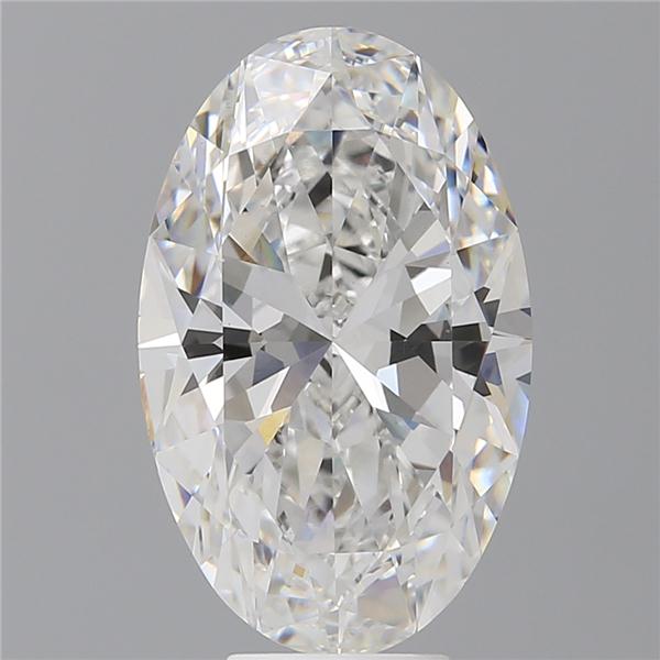7.09 ct. oval Lab Grown Diamond front image